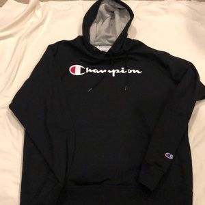 Champion black hoodie